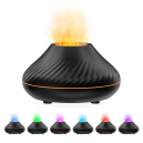 Aromatherapy flame-effect diffuser
