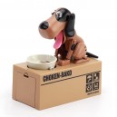 Coin eating dog moneybox